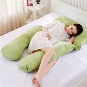 孕妇的枕头应该怎样正确使用（躺在凹槽部分托起腰部和腹部）