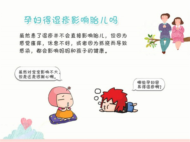 怀孕期间湿疹会影响胎儿吗（不会）