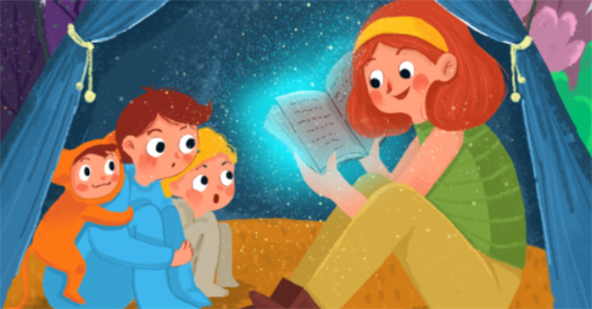 经常给孩子讲故事，提升想象力