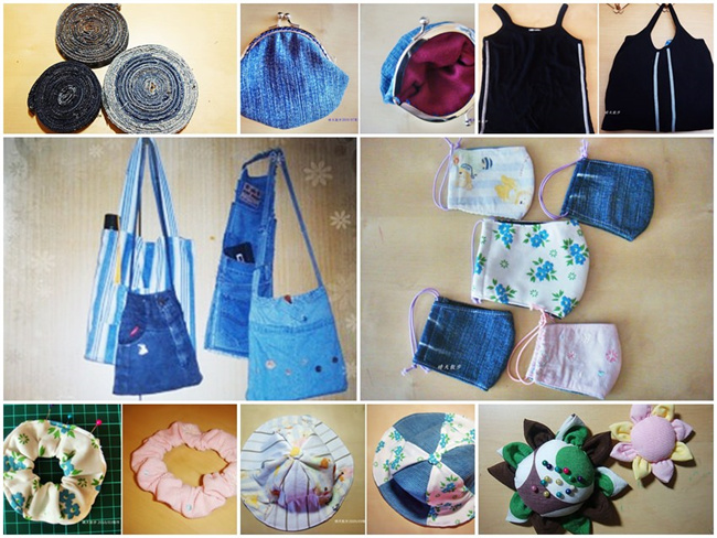 旧衣物再利用：创意改造两款有用小物品