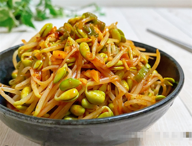 醇香爽口，家常凉拌黄豆芽三绝招