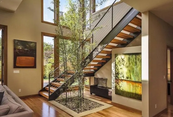 时尚空间之选：深度解读钢木楼梯的设计与规范