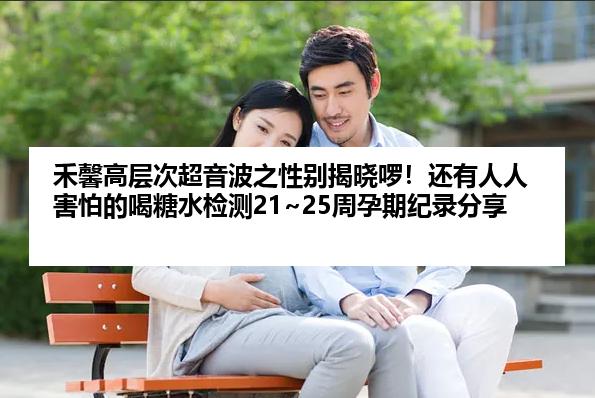 禾馨高层次超音波之性别揭晓啰！还有人人害怕的喝糖水检测21~25周孕期纪录分享