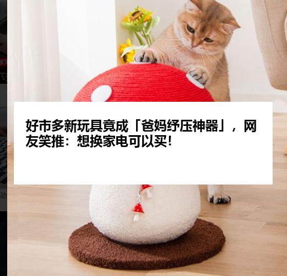 好市多新玩具竟成「爸妈纾压神器」，网友笑推：想换家电可以买！