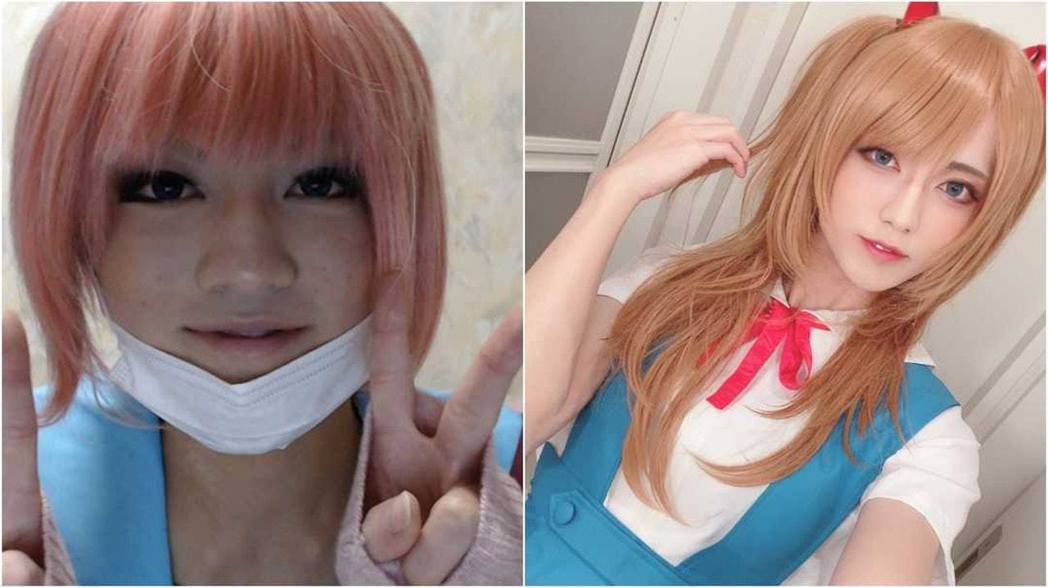 胡渣男「变身」超正美少女 靠一法宝入手巨乳好身材