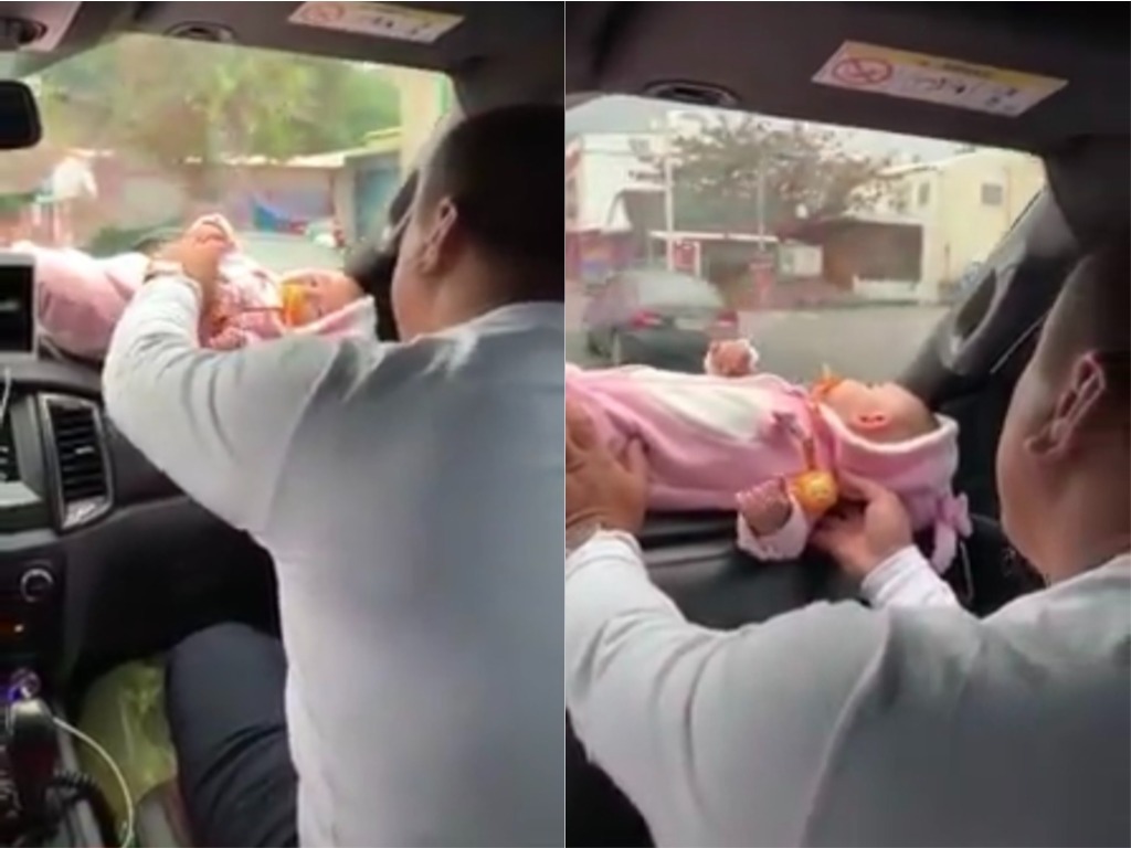 2岁以下幼儿得依法在「后座」乘坐「后向式」汽座