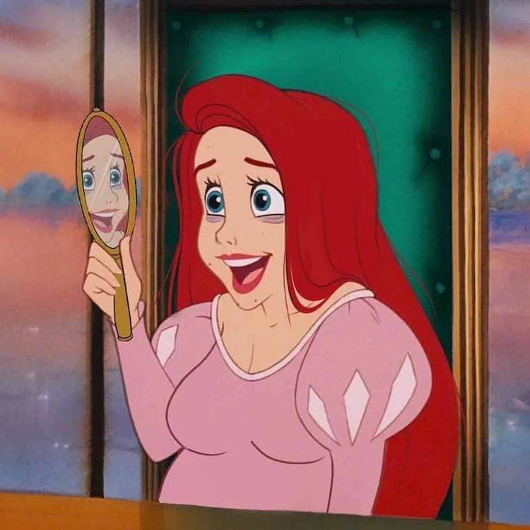太真实！插画家以妈妈经历，画出公主怀孕生子全过程。公主真的幸福吗？