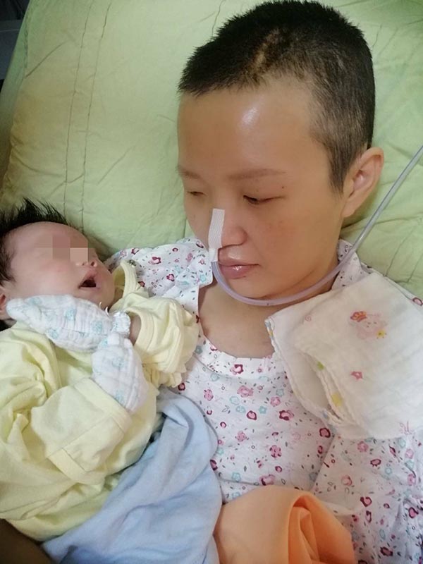 自然产用力过度，妈妈脑中风，复健强大的动力：3个孩子在等她回家的母爱