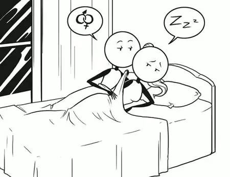爱爱都没体力,洗洗睡吧……