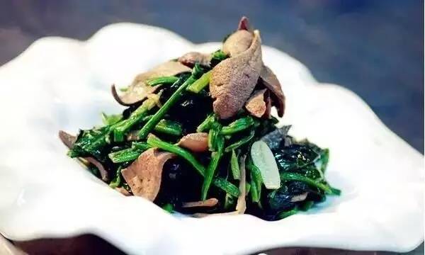 孕妇食谱:猪肝炒菠菜
