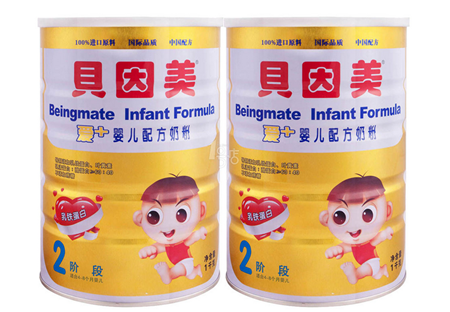 贝因美奶粉排名第几