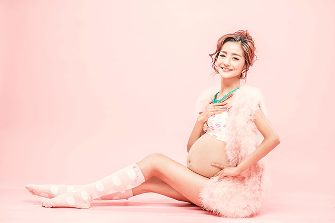 青岛某萌爸妈孕妇写真