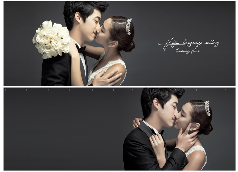 时尚韩风夫妻孕妇照写真摄影