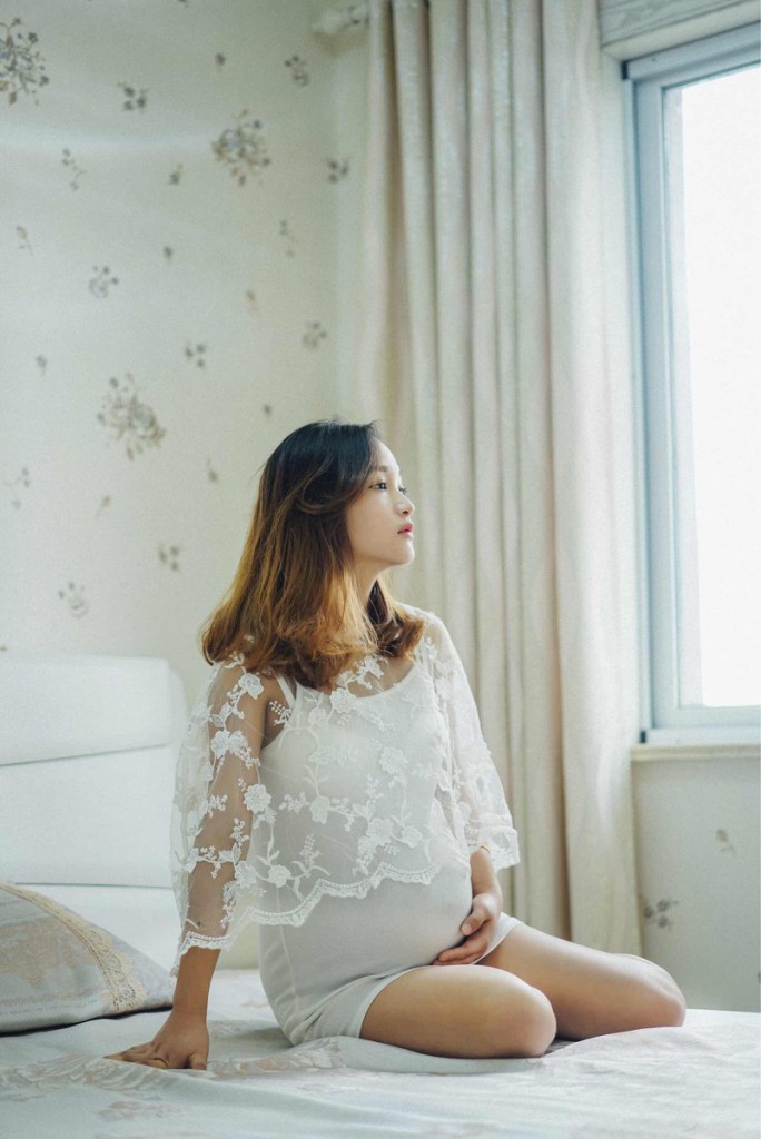 超颜值美少女汉服孕妇照写真摄影