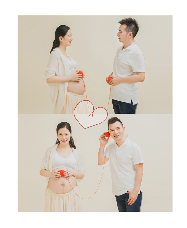 love.孕妇夫妻合照写真