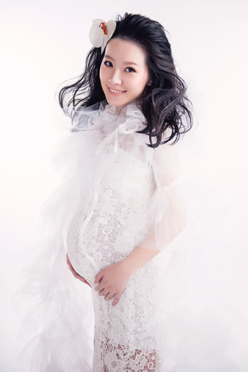 北京孕妇照-冰雪女王