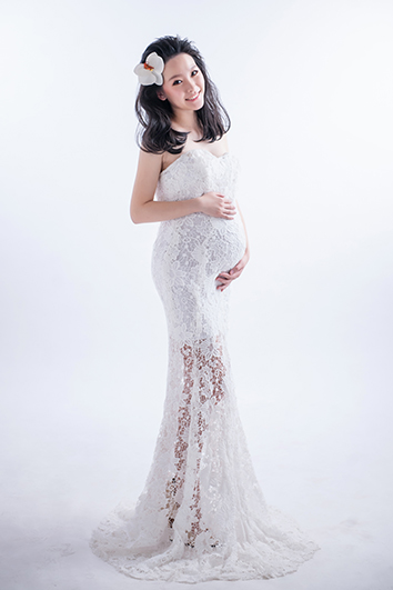 北京孕妇照-冰雪女王