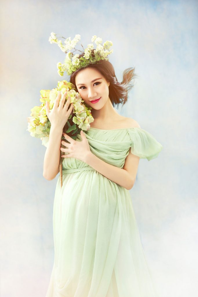 雅典娜女神范孕妇照写真