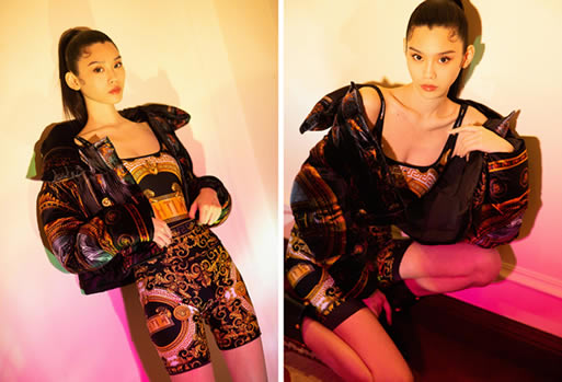 奚梦瑶晒美照:时髦冷艳性感(图)