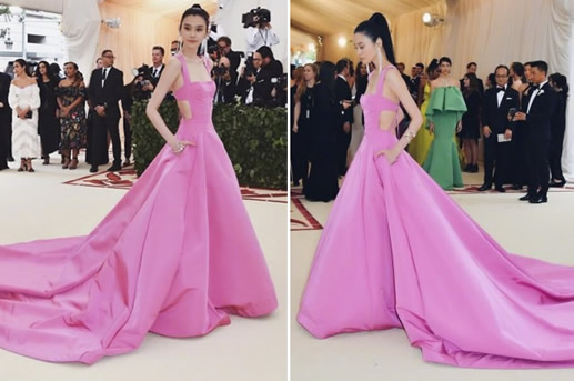 奚梦瑶晒美照：时髦冷艳性感（图）