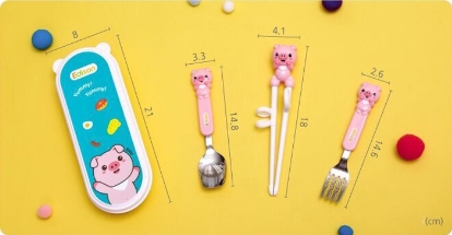 爱迪生4件套儿童餐具,儿童餐具套装中最耀眼的明星