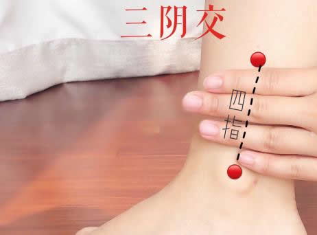 按摩最快1分钟催经图 女人催经学位图解