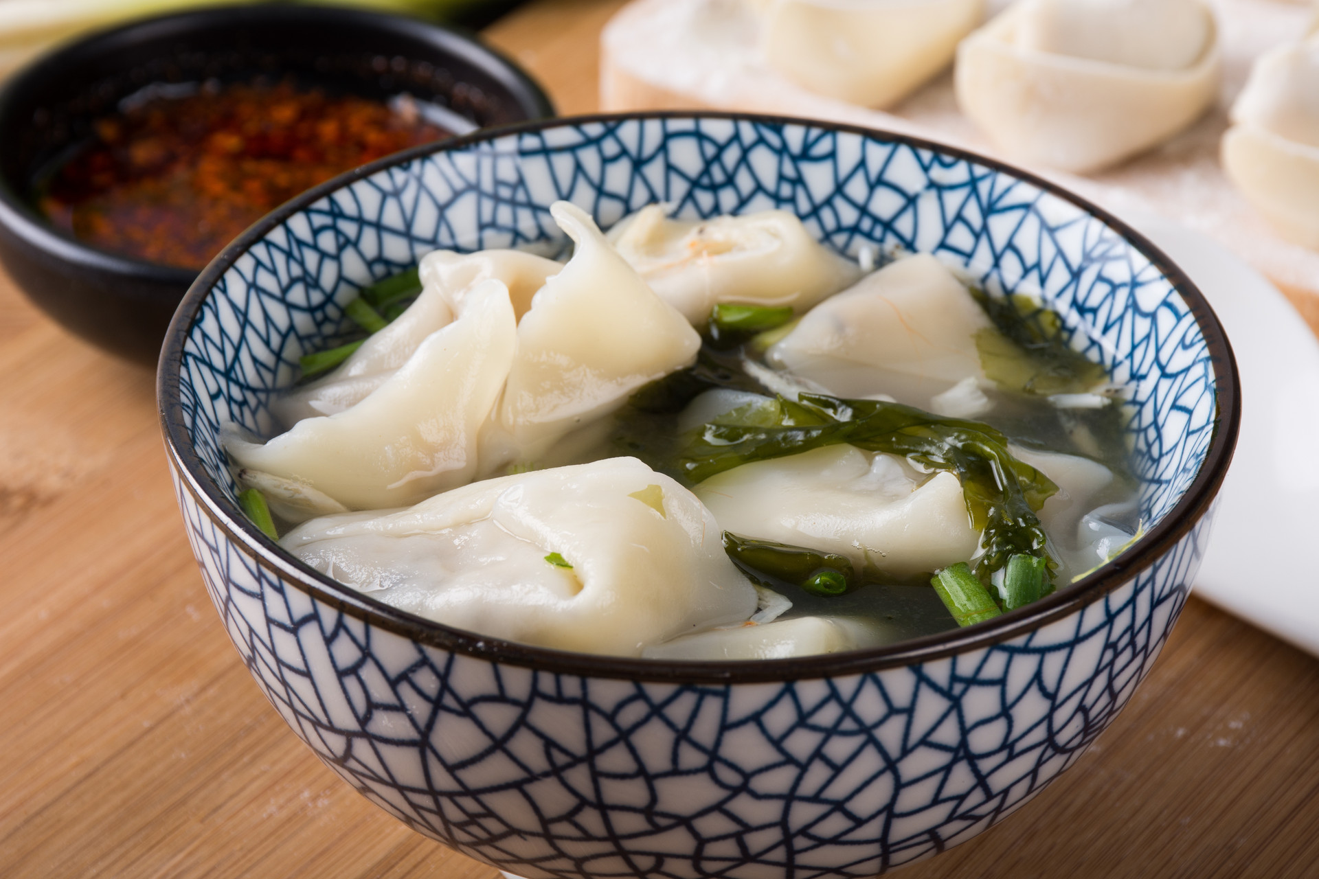 馄饨的包法图解 最简单馄饨的包法图片