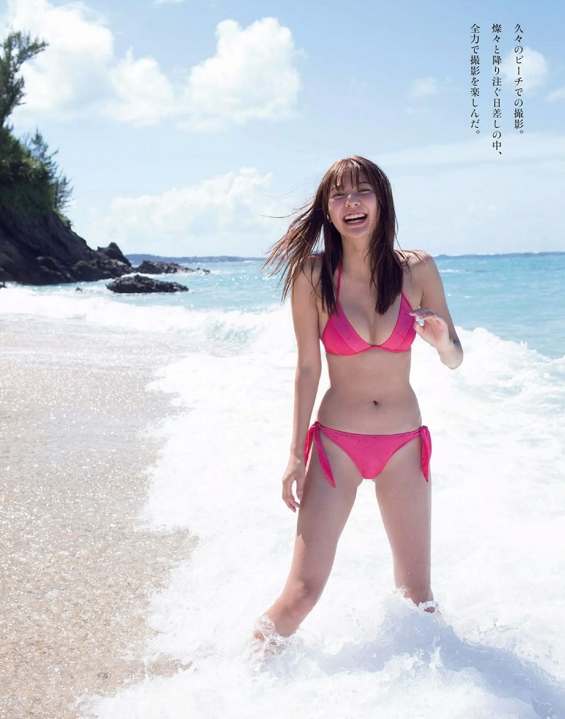 9头身美少女「川津明日香」面容精致笑容甜美 秾纤合度「完美体态」健美又性感