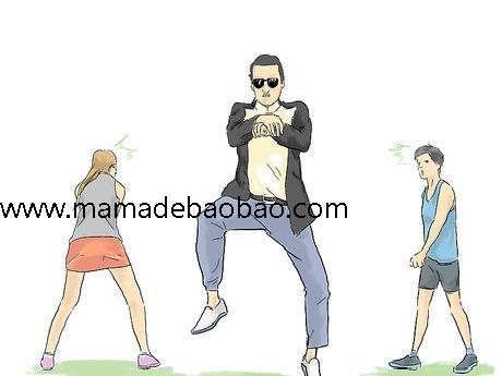 如何跳江南style骑马舞（脚部动作上身动作）