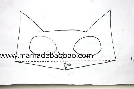 3种方法来制作蝙蝠侠面具（基础泡沫塑料面具）