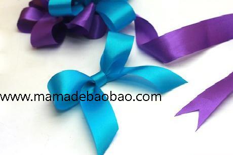 7种方法来用丝带制作蝴蝶结（选择丝带）