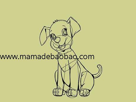 5种方法来画狗 - （卡通狗的画法）