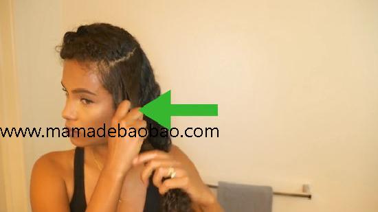 朋友的姐姐建议让卷发长得更长: 12 步骤（洗头发）