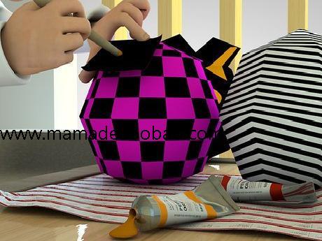 3种方法来用雕刻以外的方法装饰南瓜（绘画上色）