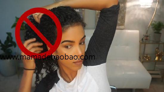 朋友的姐姐建议让卷发长得更长: 12 步骤（洗头发）