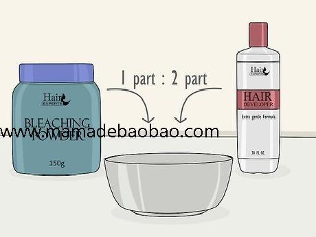 5种方法来漂白头发而p站不损伤发质（让头发做好准备）