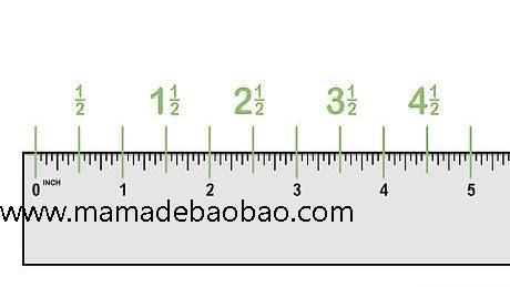 如何读尺子上的刻度: 10 步骤（英尺直尺）