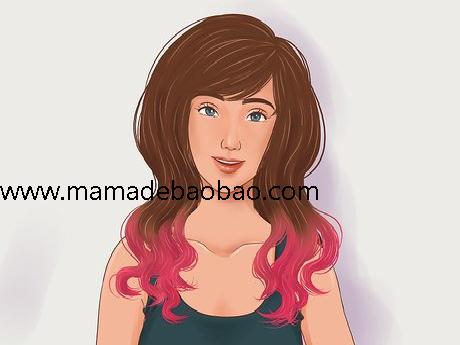 4种方法来浸染发尾(选择染发剂)