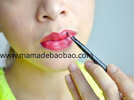 4种方法来涂红色唇膏（颜色深浅度）