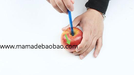 如何做一只苹果烟斗: 12 步骤（用笔做一只苹果烟斗）