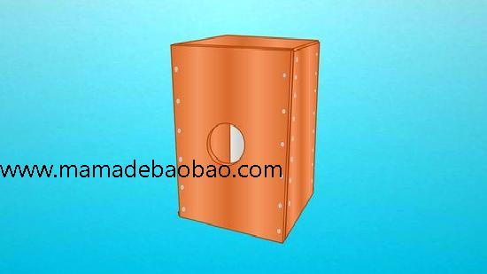 如何制作卡洪鼓: 11 步骤（粘合框架）